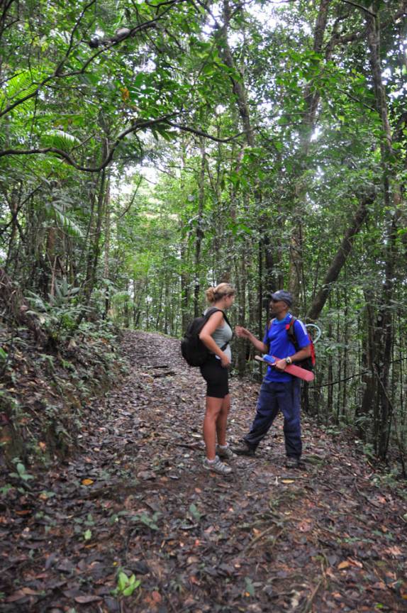 Com o Emile, nosso guia para chegar ao El Tucuche, a segunda mais alta montanha da ilha de Trinidad